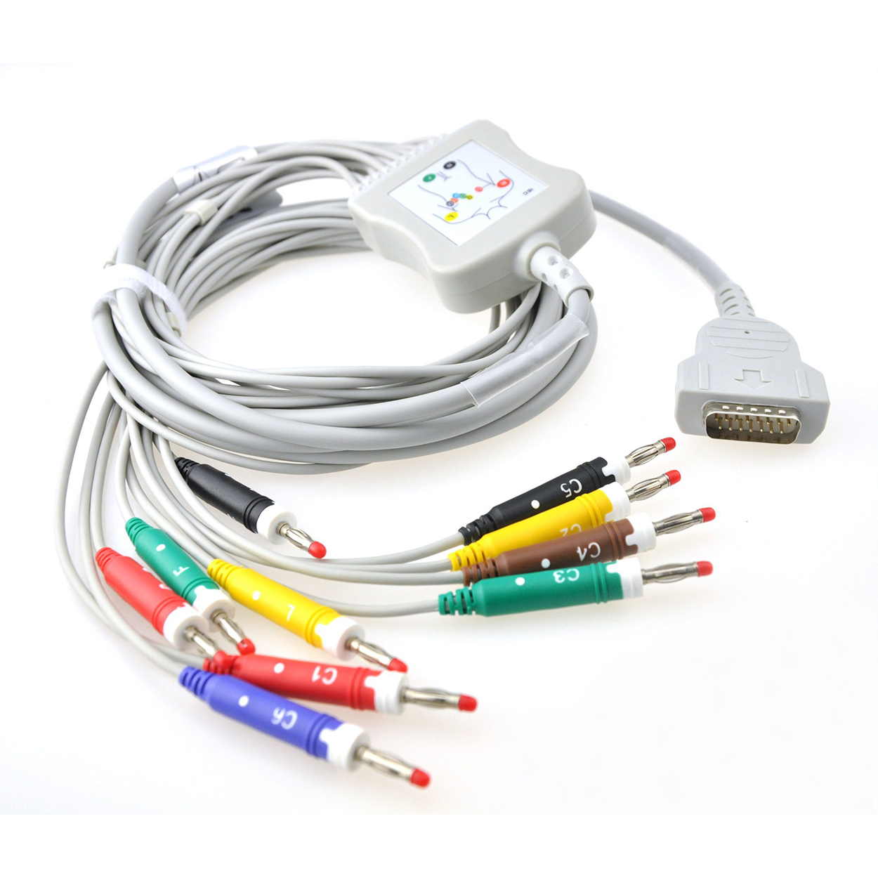 GE 10 Lead EKG kablosu 